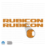 JK "Rubicon" Hood Decal - Topographic Patterns