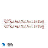 JK "Wrangler" Hood Decal - REALTREE® AP Snow Camo
