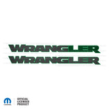 JK "Wrangler" Hood Decal - Carbon Fiber