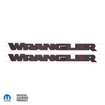 JK "Wrangler" Hood Decal - Carbon Fiber