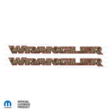 JK "Wrangler" Hood Decal - REALTREE® Max4 Camo