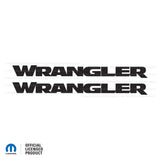 JK "Wrangler" Hood Decal - Topographic Patterns