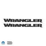 JK "Wrangler" Hood Decal - Topographic Patterns
