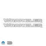 JK "Wrangler" Hood Decal - Topographic Patterns