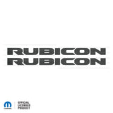 JL/JT "Rubicon" Hood Decal - Carbon Fiber