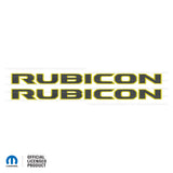 JL/JT "Rubicon" Hood Decal - Carbon Fiber
