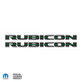 JL/JT "Rubicon" Hood Decal - Thin Green Line
