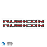 JL/JT "Rubicon" Hood Decal - Thin Red Line