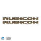 JL/JT "Rubicon" Hood Decal - REALTREE® Max4 Camo