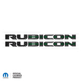 JL/JT "Rubicon" Hood Decal - Thin Green Line