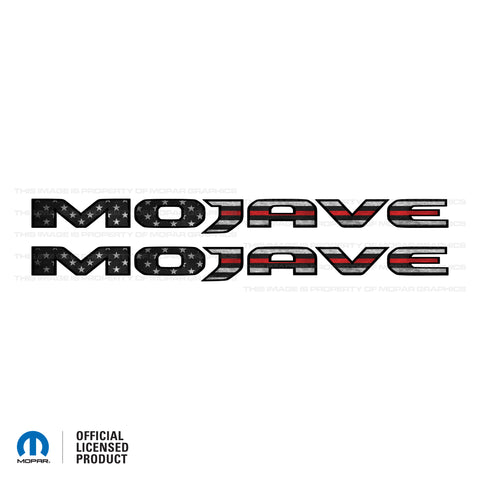 JT "Mojave" Hood Decal - Thin Red Line