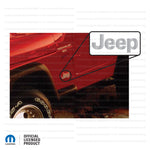 TJ "Jeep" Fender Decal - Metallic Silver