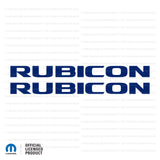 JK "Rubicon" Hood Decal - Single Color