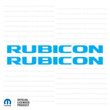 JK "Rubicon" Hood Decal - Single Color