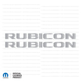 JK "Rubicon" Hood Decal - Single Color