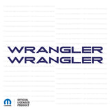 TJ "Wrangler" Fender Decals - Single Colors