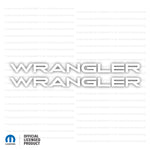 TJ "Wrangler" Fender Decals - Single Colors