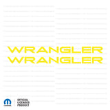 TJ "Wrangler" Fender Decals - Single Colors