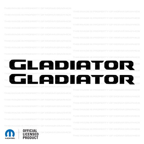 JT "Gladiator" Hood Decal - Single Color