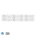 TJ "Rubicon" Hood Decal - Single Colors