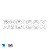 TJ "Rubicon" Hood Decal - Single Colors