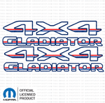 Jt Gladiator - 4X4 Bedside Retro Stripes Red White And Blue Vehicles & Parts