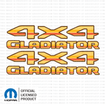 Jt Gladiator - 4X4 Bedside Retro Stripes Yellow And Orange Vehicles & Parts