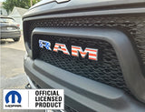 19-24 Gen5 RAM Grille OVERLAY Decals American Flag USA Front Stickers FD1D0