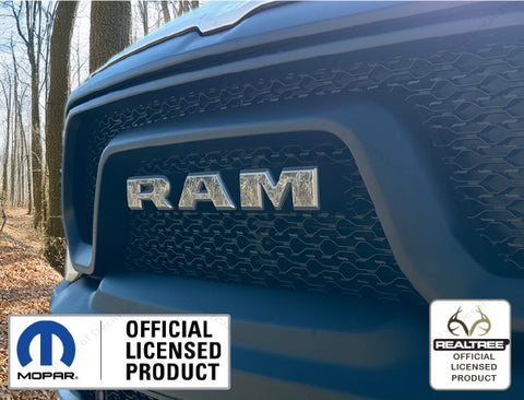 19-24 Gen5 RAM Grille OVERLAY Decals Rrealtree Camo Max7 Front Stickers FD1D6