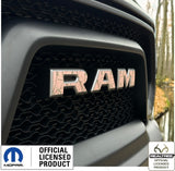 19-24 RAM Grille OVERLAY Decals Rrealtree Camo APC Pink Front Stickers FD1D8
