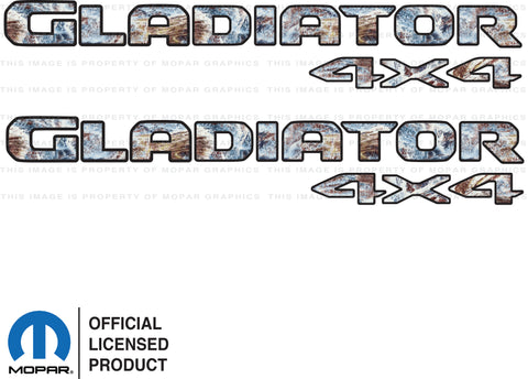 JT "Gladiator 4x4 " Decal - REALTREE® Aspect Camo