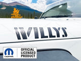 Jeep WILLYS Hood Decals 3D