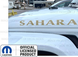Jeep SAHARA Hood Decals 3D
