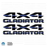 JT "4x4 Gladiator" Decal - Thin Blue Line