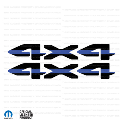 JT "4x4" Decal - Thin Blue Line