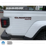 JT "Gladiator 4x4 " Decal - Color Outlines