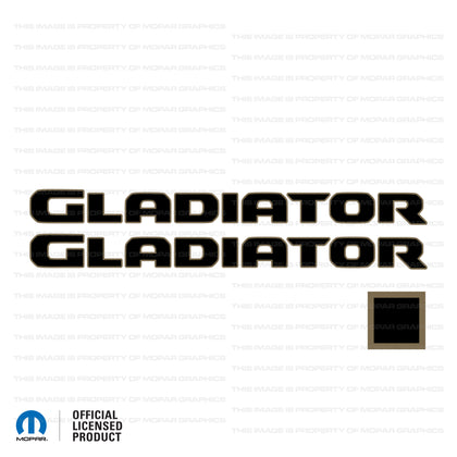 JT "Gladiator" Hood Decal - 392