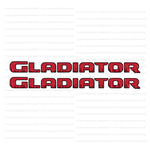 JT "GLADIATOR" HOOD DECAL - Mountain Range