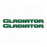 JT "GLADIATOR" HOOD DECAL - Mountain Range