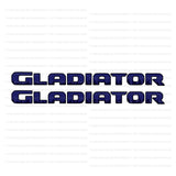 JT "GLADIATOR" HOOD DECAL - Mountain Range