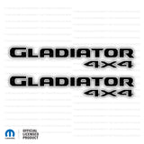 JT "Gladiator 4x4 " Decal - Color Outlines