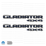 JT "Gladiator 4x4 " Decal - Thin Blue Line