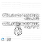 JT "Gladiator 4x4 " Decal - Topographic Patterns