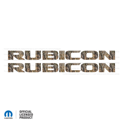 JK "Rubicon" Hood Decal - REALTREE® AP Camo