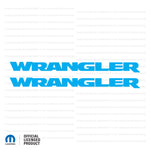 JK "Wrangler" Hood Decal - Single Color