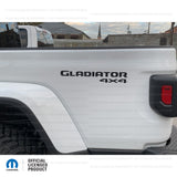 JT "Gladiator 4x4 " Decal - Single Colors