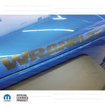 JK "Wrangler" Hood Decal - Single Color