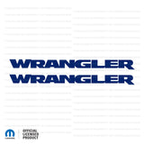 JK "Wrangler" Hood Decal - Single Color