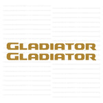 JT "Gladiator" Hood Decal - Single Color