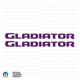 JT "Gladiator" Hood Decal - Single Color